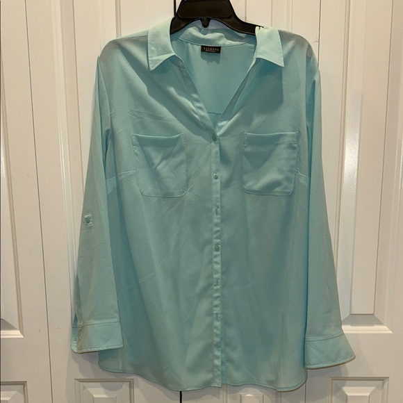 Talbots Tops - Talbots Soft Blue Top
